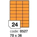 Rayfilm 70x36 mm 100 archů, fluo oranžová, R0133.0527A – Zboží Dáma
