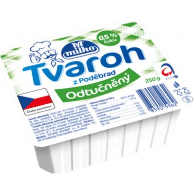Milko Tvaroh měkký odtučněný 250 g – Zbozi.Blesk.cz