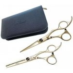 Olivia Garden SilkCut Black & Gold Limited Edition pouzdro + nůžky + efilační nůžky – Hledejceny.cz