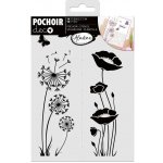 Aladine Plastová šablona Pampeliška a vlčí mák 18 x 13 cm – Zboží Dáma