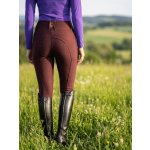 Jezdecké legíny s gripem BURGUNDY – Sleviste.cz