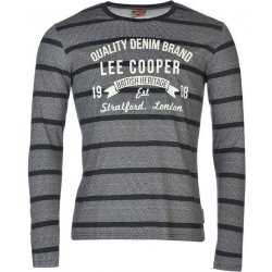 Lee pánské tričko COOPER black STRIPE