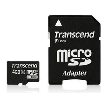 Transcend microSDHC 4 GB Class 10 TS4GUSDHC10