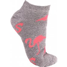 Socks4Fun Kotníkové ponožky plameňák 2138G