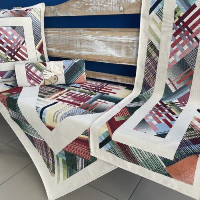Tegatex Gobelínový ubrus geometrické tvary Barevné 40x100 cm – Hledejceny.cz