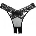 Allure Crotchless Desire Panty Black – Zboží Dáma