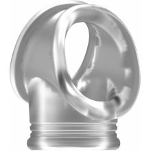 Sono No.48 Erekční kroužek a natahovač varlat průhledný, elastický kroužek na penis a varlata