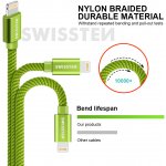 SWISSTEN TEXTILE datový kabel USB - Lightning 1.2m – Hledejceny.cz