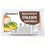 ALLNATURE Bezlepkový chlebík snídaňový superfoods 350 g – Zboží Dáma
