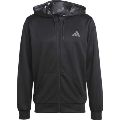 adidas TRAIN Essentials Full-Zip Hoodie mikina černá – Zbozi.Blesk.cz