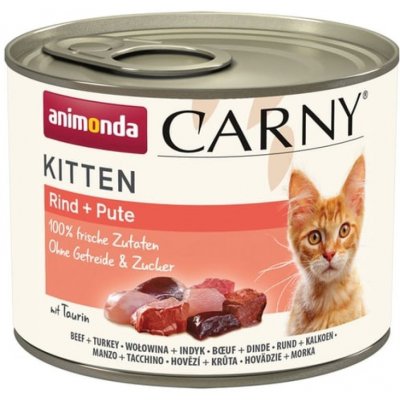 Carny Kitten hovězí kuře & králík pro koťata 200 g