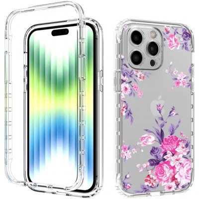 Pouzdro PROTEMIO 49228 DUAL ART Odolný kryt Apple iPhone 14 Pro Max ROSES – Zbozi.Blesk.cz