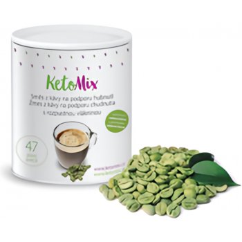 KetoMix Instantní káva na podporu hubnutí s příchutí zelená káva 47 porcí 94 g