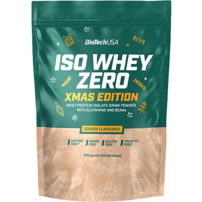 BioTech USA Iso Whey Zero Xmas Edition 500 g – Hledejceny.cz