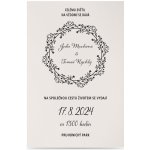 Papírové svatební oznámení BOHO Barva papíru: Natural – HobbyKompas.cz