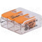 WAGO 221-613 Rychlosvorka; 221; 41A; 450V; na kabel; pružinová svorka; 0,5÷6mm2 – Hledejceny.cz