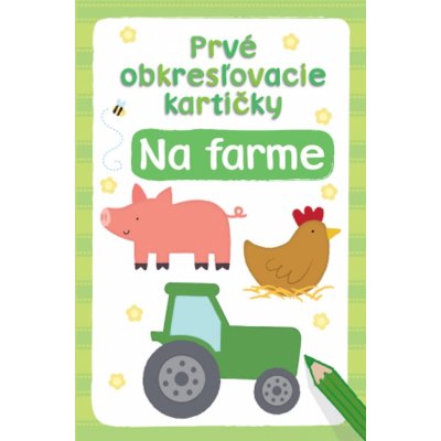 Prvé obkresľovacie kartičky Na farme