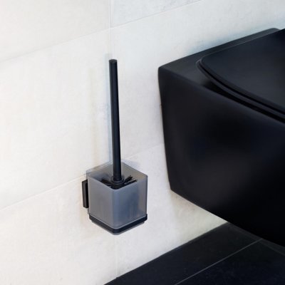 Wenko Quadro WC štětka černá – Hledejceny.cz