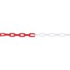 Výstražná páska a řetěz Levior řetěz plastový 6 mm x 25 m červeno-bílý