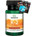 Swanson Vitamín K2 + Nattokinase 30 kapslí – Hledejceny.cz