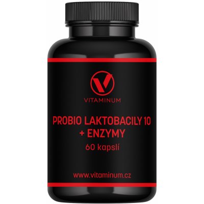 Vitaminum Probiotika 10 + enzymy 250 mg 60 kapslí – Hledejceny.cz