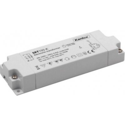 Elektronický transformátor Kanlux SET105-K 230/12VAC 35-105W 01426 – Hledejceny.cz