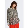 Dámská košile Gant košile rel lace print cot silk shirt bílá