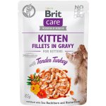 Brit Care Cat Kitten Fillets in Gravy Tender Turkey 85 g – Hledejceny.cz