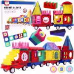 KIK KX5106 Magnetické bloky 3D puzzle - auto 110 ks – Hledejceny.cz