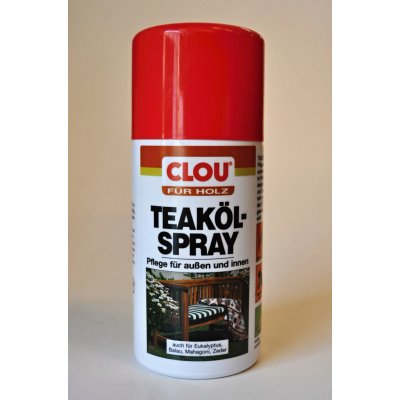 Clou TEAKÖL (Teakový olej ve spreji) 300 ml – HobbyKompas.cz