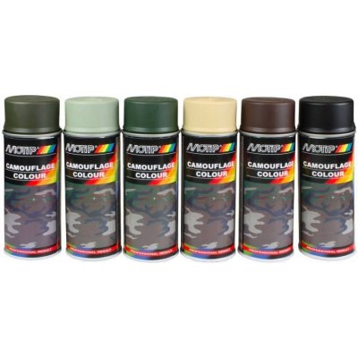 Motip Kamuflážní sprej matný RAL 6014 400 ml – Zboží Mobilmania