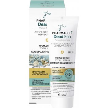 Belita-Vitex PharmaCos Dead sea Denní krém 45+ pro obličej a krk SPF 15 50 ml