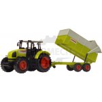 Dickie CLAAS Ares traktor s přívěsem 57 cm zelený/béžový/červený – Zbozi.Blesk.cz