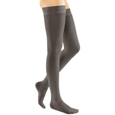 Mediven Stehenní punčochy elegance S lemem sensitive délka normal se špicí grey – Sleviste.cz