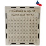 JH WoodArt Dětská pokladnička 1 ks – Zboží Dáma