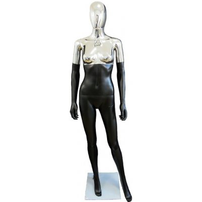 Dámská figurína stříbrno-černá 1A – Zboží Dáma