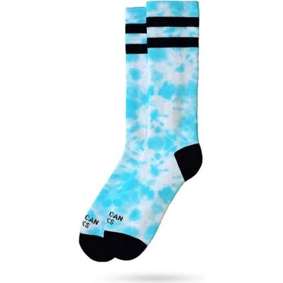 American Socks Tie Dye Mist modrá