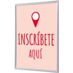 Jansen Display Set klaprámu A1, Přihlášení, červený, španělsky, 625 x 872 mm – Hledejceny.cz