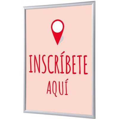 Jansen Display Set klaprámu A1, Přihlášení, červený, španělsky, 625 x 872 mm – Hledejceny.cz