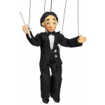 Mašek umělecká výroba loutka sádrová Dirigent 20 cm – Zboží Dáma