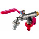 NOVASERVIS kulový kohout s 2 vývody 1/2" KCD1 – Sleviste.cz
