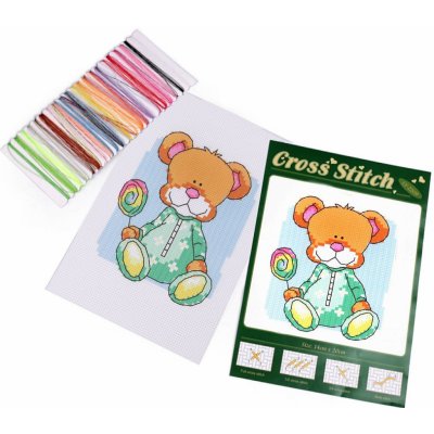 Prima obchod Dětské vyšívání barva 3 bílá kočka – Zboží Dáma