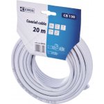 EMOS Koaxiální kabel CB130, 20m 2305120040 – Sleviste.cz