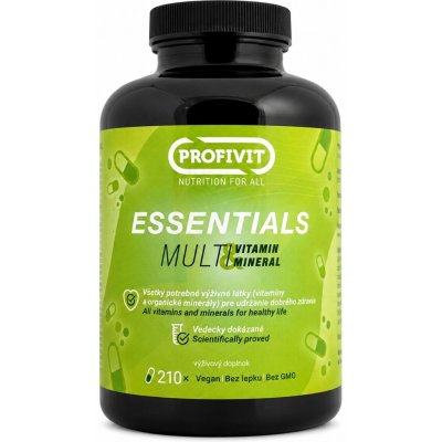 ProfiVit Essentials Komplex vitamínů a minerálů 210 kapslí – Hledejceny.cz