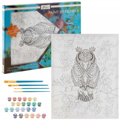 Grafix Malování podle čísel Sova – Zboží Dáma