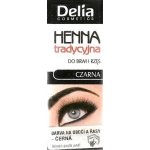 Delia Henna prášková barva na obočí a řasy Black 1,5 g – Zboží Dáma