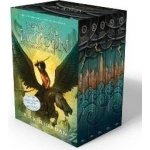 Percy Jackson and the Olympians 5 Book Paperback Boxed Set W/Poster Riordan RickPaperback – Zboží Dáma