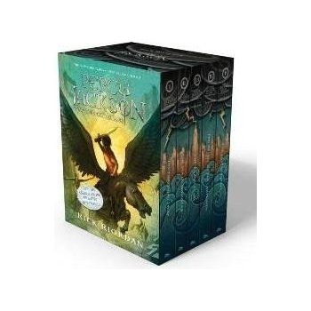 Percy Jackson and the Olympians 5 Book Paperback Boxed Set W/Poster Riordan RickPaperback