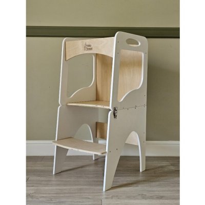 YokoTower Montessori učící věž 3v1 s tabulí bílá – Hledejceny.cz