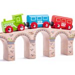 Bigjigs Rail Dlouhý železniční most – Zboží Dáma